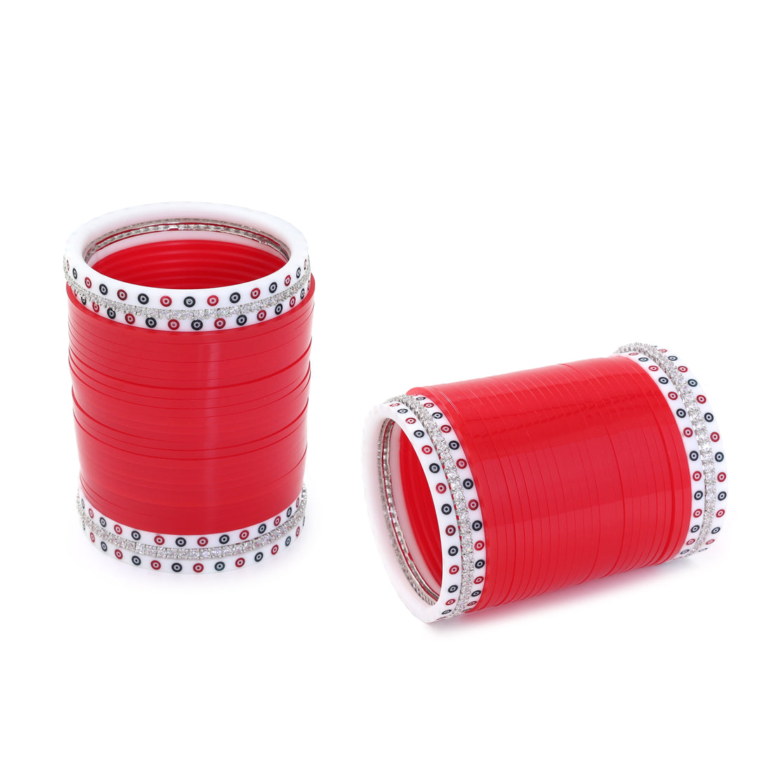 Amaita Single Diamond Red Pure Pearl Punjabi Bridal Chooda