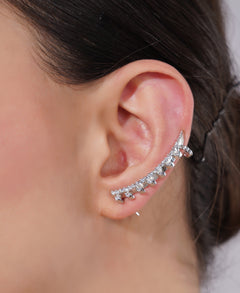 Amaita American Diamond Cuff Earring