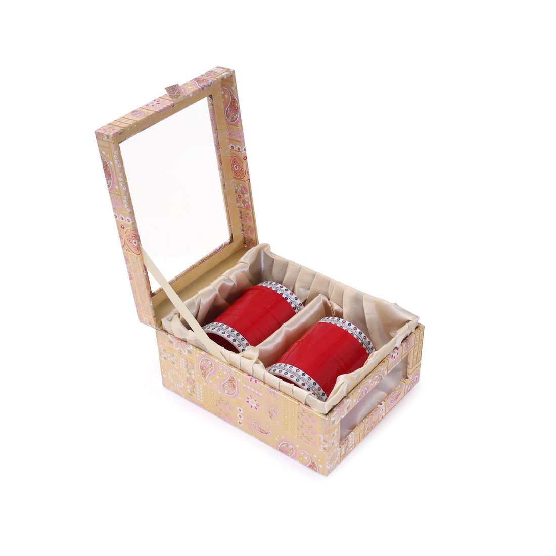 Amaita Single Diamond Red Pure Pearl Punjabi Bridal Chooda