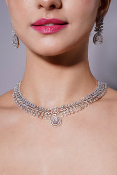 demi fine jewellery • demi fine jewellery india • demi fine jewellery brands in india • american diamond jewellery • american diamond jewellery set • ad jewellery set • ad jewellery set for women • ad necklace set • ad necklace set for women • statement jewellery • statement jewellery set • jewellery set • jewellery design • silver jewellery • festive jewellery • festive jewellery collection • women festive jewellery • occasion jewellery • wedding jewellery • wedding occasion jewellery • jewellery for saree