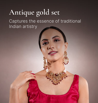 Antique gold set