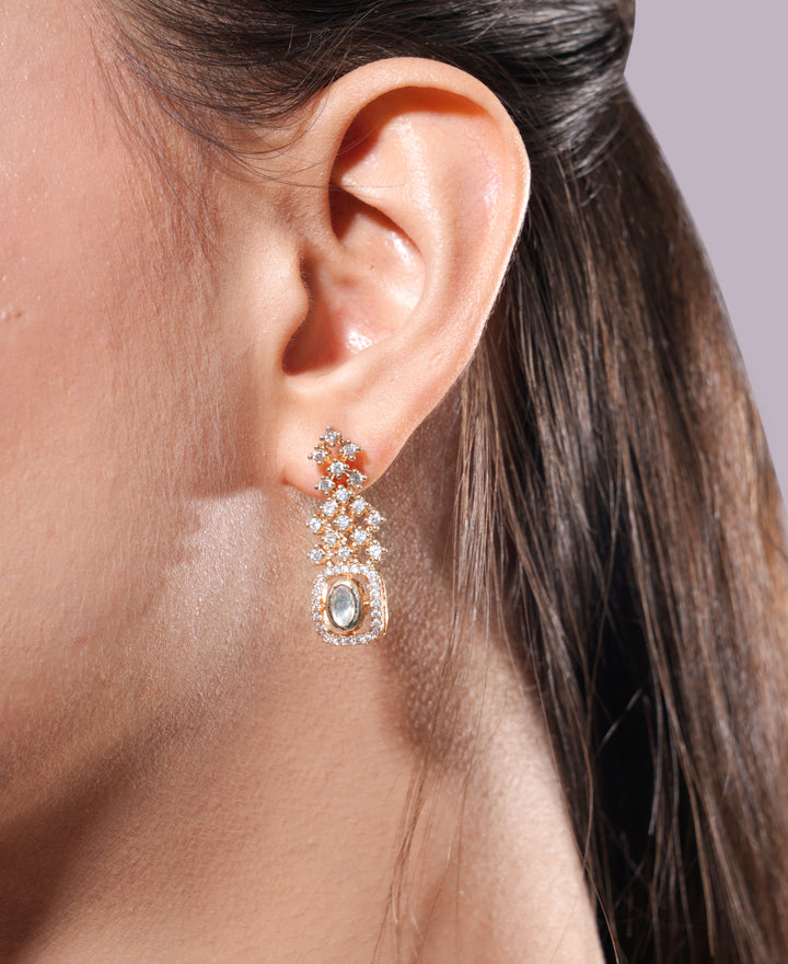 Amaita Minimalist Polki Stone Necklace Set