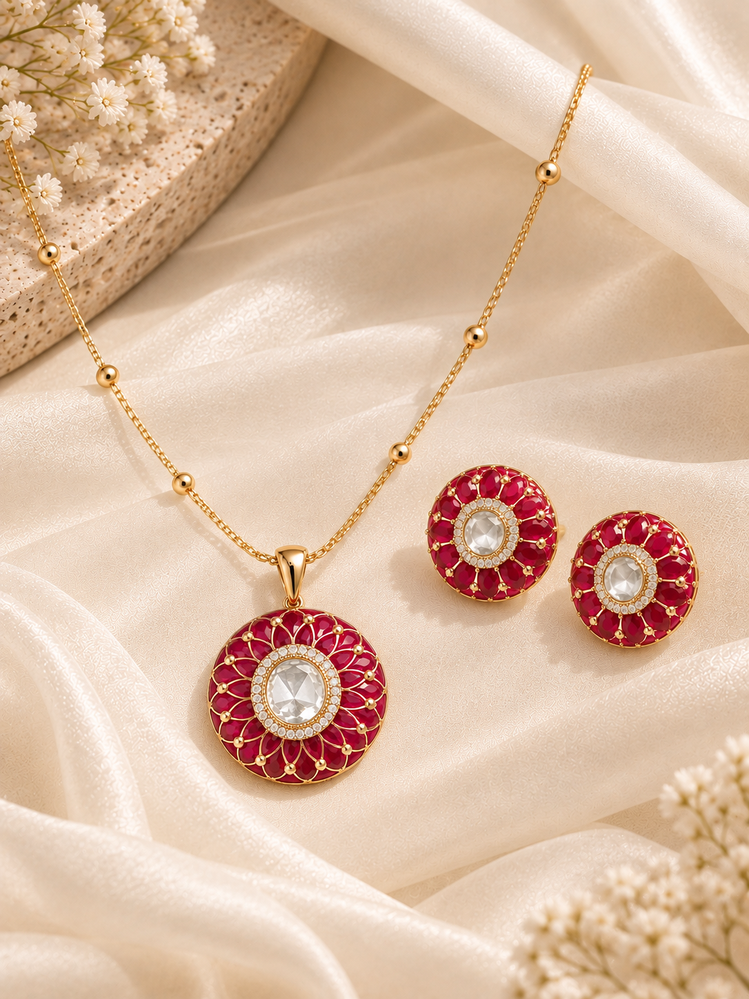jewellery set, pendant with chain, pendant set, pendants