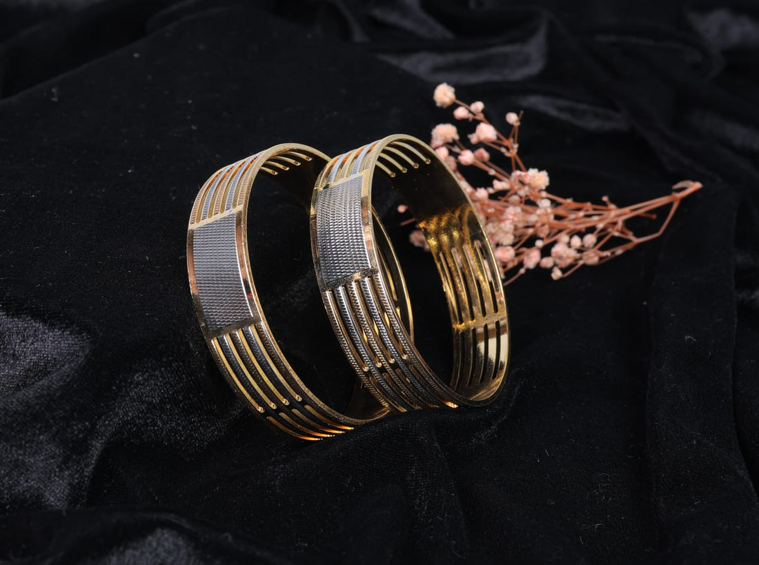 CNC 24kt gold polish bangles